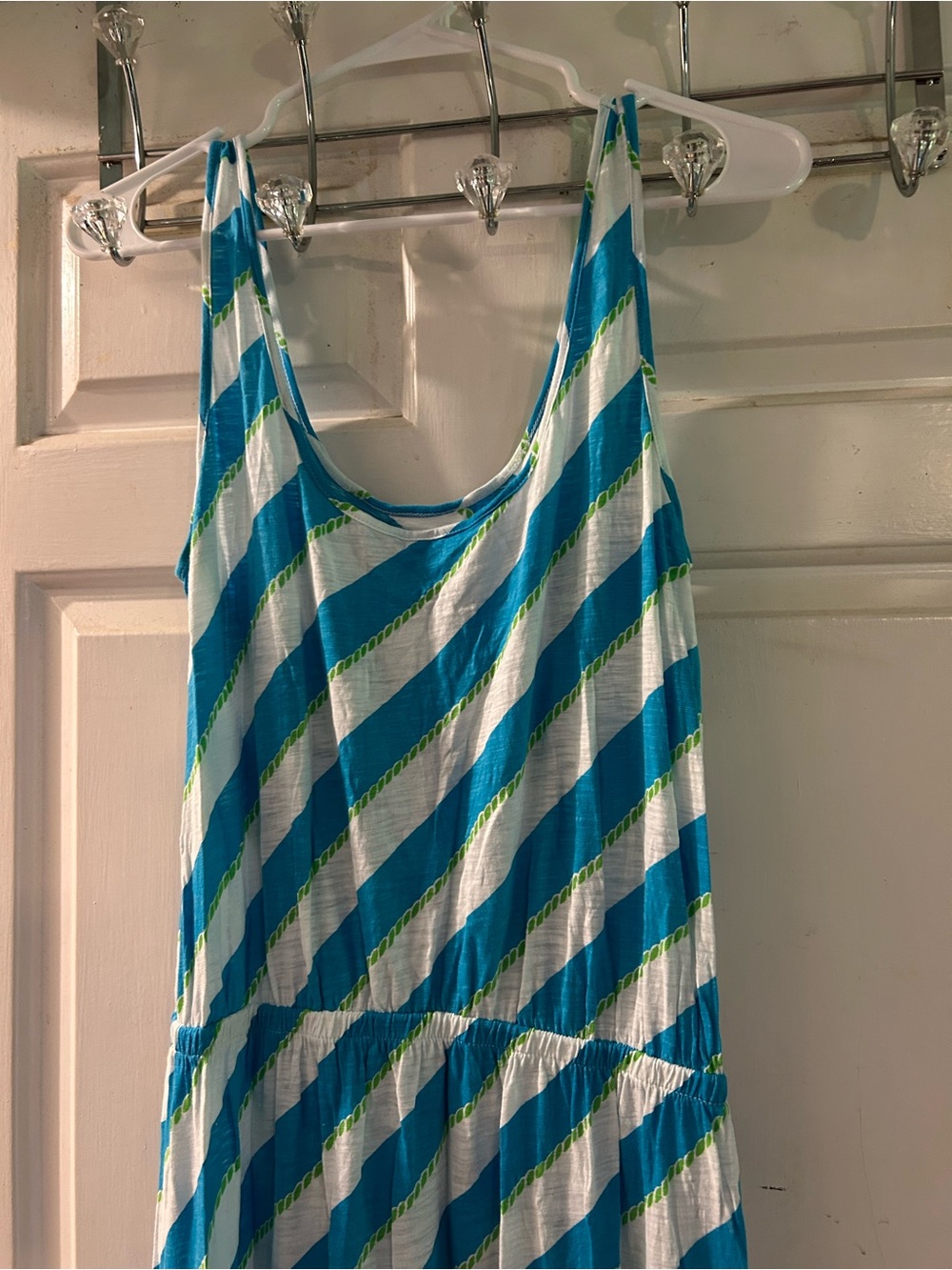Lilly Pulitzer Blue and White Striped Maxi Dress - Picture 2 of 3